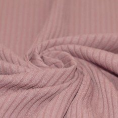 Wide Drop Needle Rib Fabric Old Pink