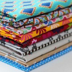 Tissu Enfant Popeline De Coton Boite Surprise 10 x 1 Mètre