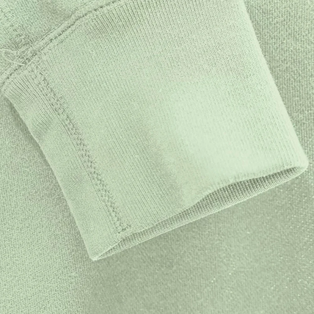 Cuffs Rib Vintage Green - Soft Cotton Cuff Fabric Cuffs Rib Vintage Green - (Cuffs Rib)