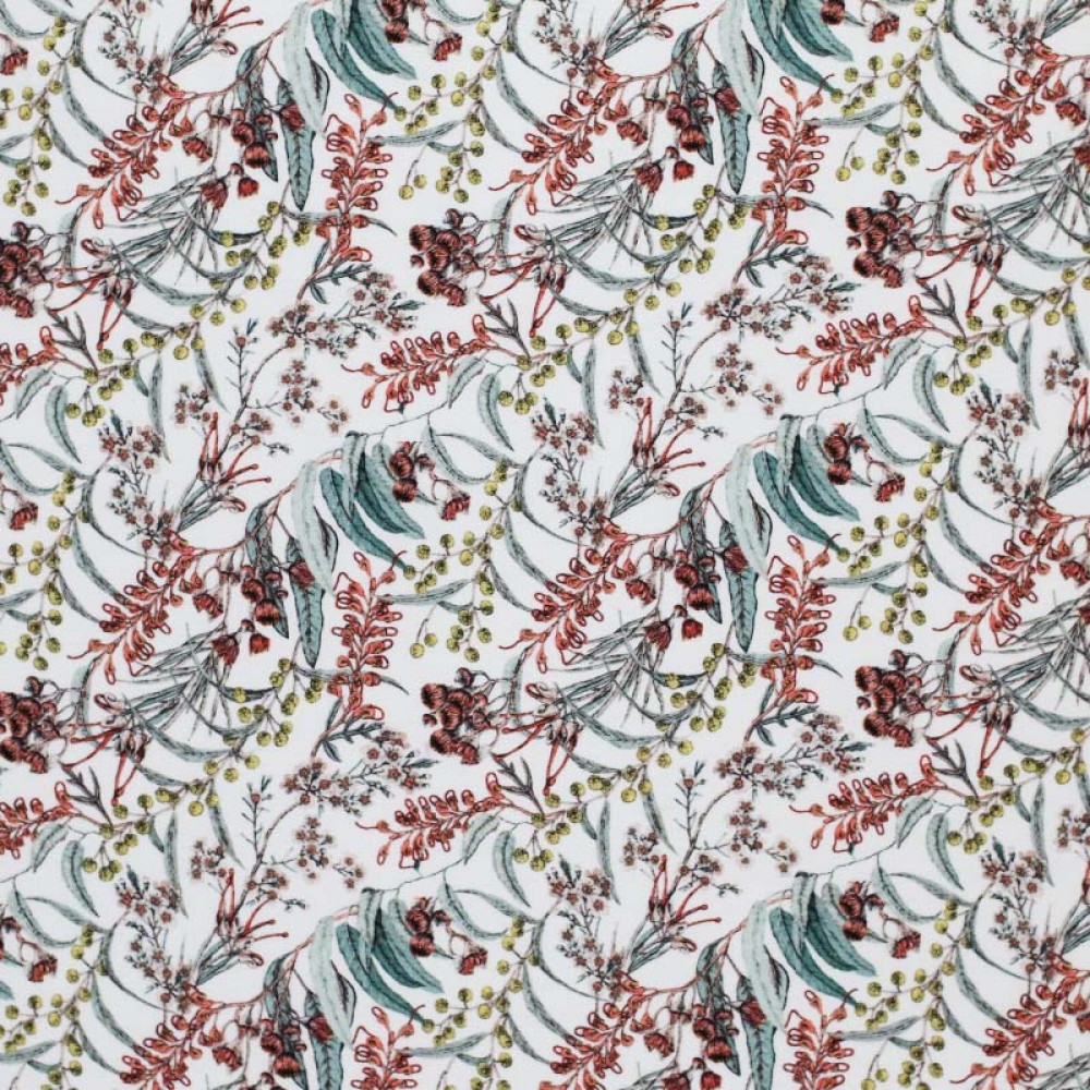 Cotton Poplin Digital Print - Native Flowers Cotton Poplin Digital Print - Native Flowers