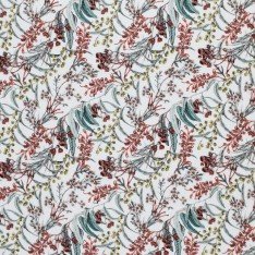 Cotton Poplin Digital Print - Native Flowers