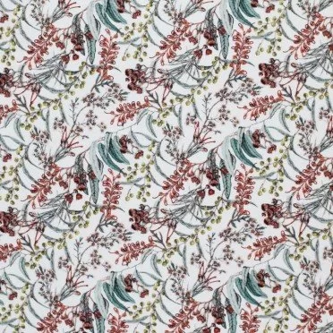 Cotton Poplin Digital Print - Native Flowers - (Cotton Poplin Printed)