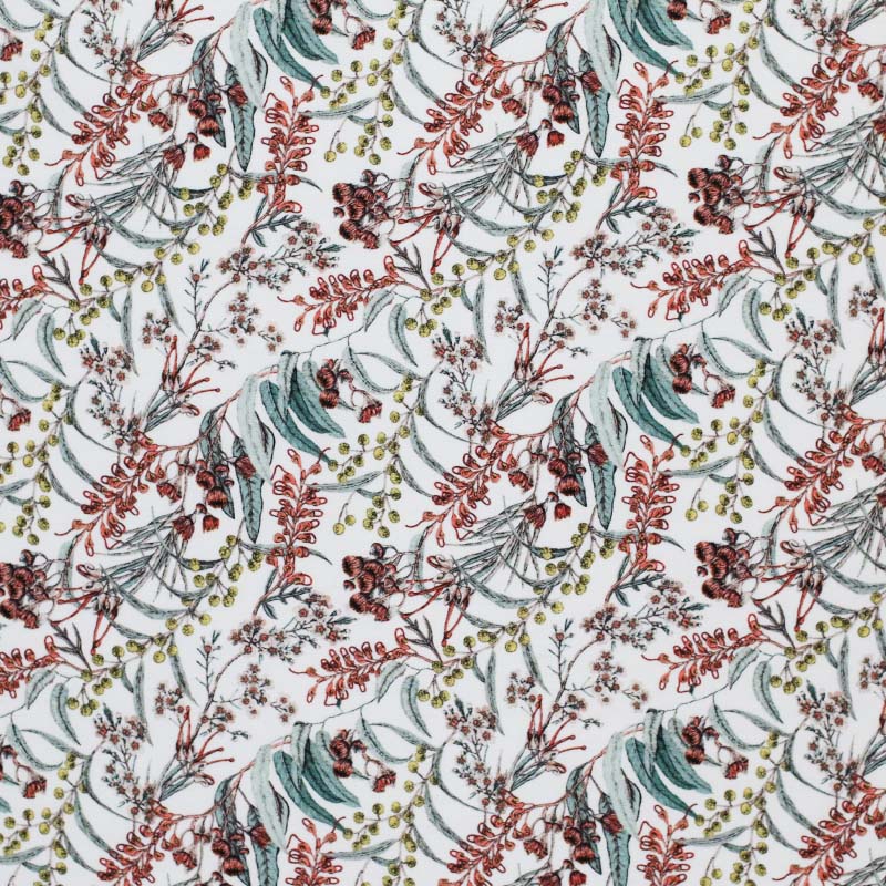 Poplin Katoen Digitale Print - Inheemse Bloemen