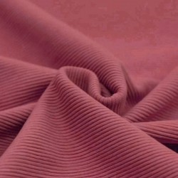 Ottoman Rib Jersey Fabric Raspberry 