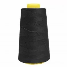 Overlockgarn Schwarz 000