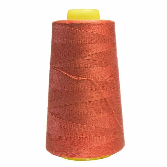 Overlock Tråd Brændt Orange 150 - (Sytråd)