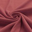 Tissu Maille Tricot Côtelé Framboise - (Tissus Jersey)
