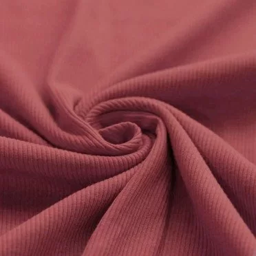 Rib Jersey Stof Framboos - (Jersey Stoffen)