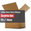 Tissu Polaire Coton (Sherpa) Boite Surprise 10 x 1 Mètre - (Vente De Tissu Au Mètre)