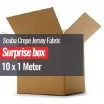 Tissu Jersey Scuba Crêpe Surprise 10 x 1 Mètre - (Vente De Tissu Au Mètre)