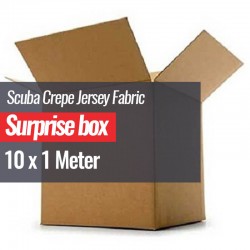 Scuba Crepe Jersey Fabric Surprise Box 10 x 1 Meter