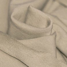 French Terry Fabric Dark Beige