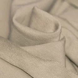 Tessuto French Terry Beige Scuro Tessuto French Terry Beige Scuro