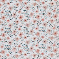 Jersey Coton Impression Numérique - Coing Floraison Printanière