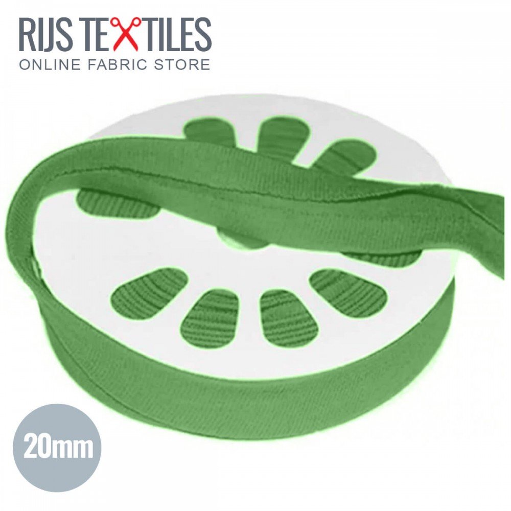 Nastro In Sbieco Jersey Verde 20mm Nastro In Sbieco Jersey Verde 20mm