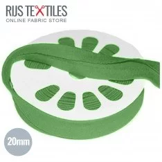 Nastro In Sbieco Jersey Verde 20mm