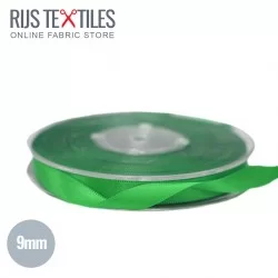 Satijnlint 9mm Grasgroen