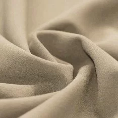 Scuba Crepe Jersey Fabric Dark Beige