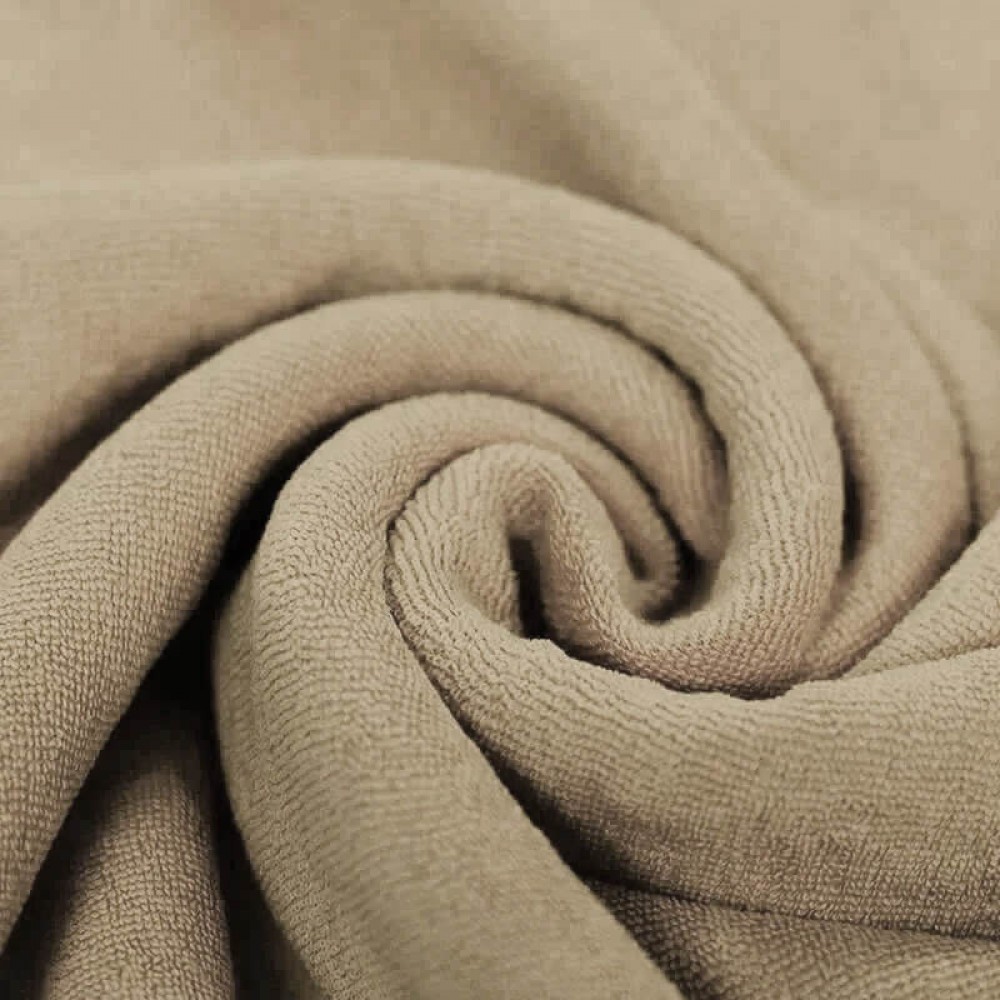 Streak Frotté Stof Mørk Beige