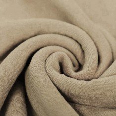 Stretch Toweling Fabric Dark Beige
