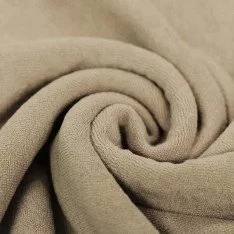 Stretch Toweling Fabric Dark Beige Stretch Toweling Fabric Dark Beige