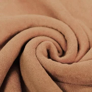 Tissu Jersey Éponge Pêche - (Tissu Jersey Éponge)