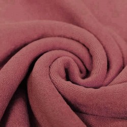 Stretch Toweling Fabric Raspberry 