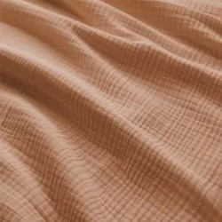 Tessuto Garza Di Cotone Pesante (Triple Layer) Pesca Tessuto Garza Di Cotone Pesante (Triple Layer) Pesca