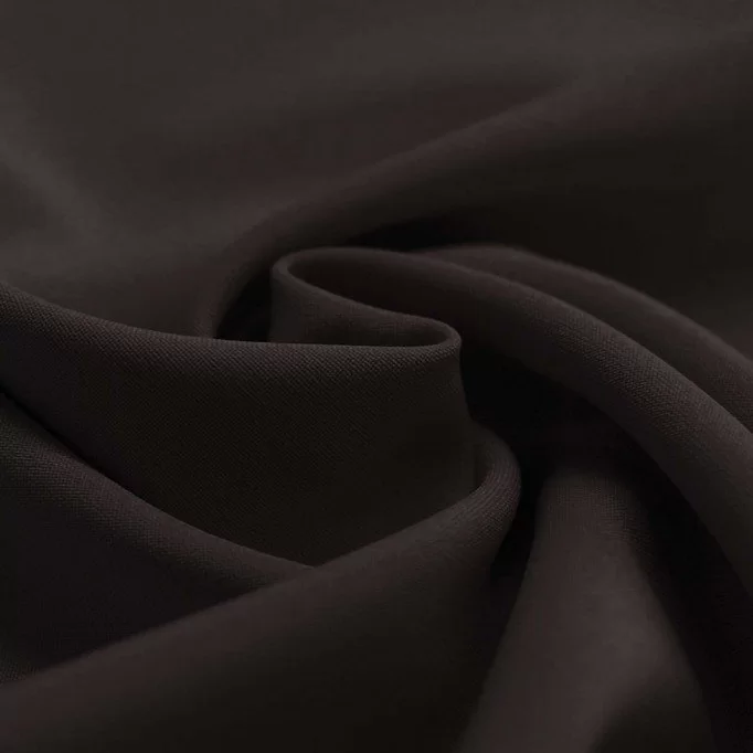 Burlington Fabric Brown Tkanina Stretch Panama 