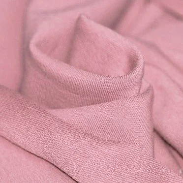 French Terry Fabric Vintage Pink - (Sweat Fabric)