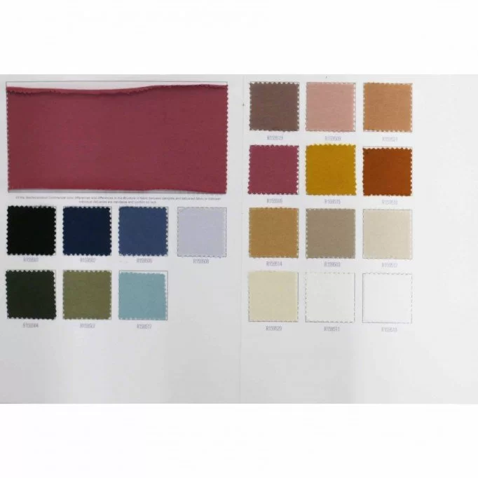 Organic French Terry Stof Kleurenkaart - (Decoratiestoffen)