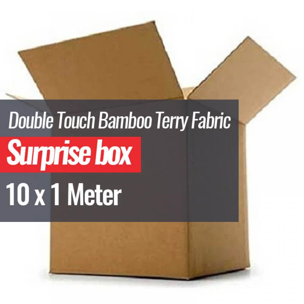 Tessuto Spugna Di Bambù (Doppio Tocco) Scatola a Sorpresa 10 x 1 Metro Tessuto Spugna Di Bambù (Doppio Tocco) Scatola a Sorpresa 10 x 1 Metro