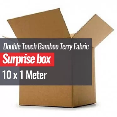 Tissu Eponge De Bambou (Double Face) Boite Surprise 10 x 1 Mètre - (Tissu Éponge Coton )