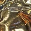 Hologram Lycra Stof Mystic Zwart Goud - (Hologram Stoffen)
