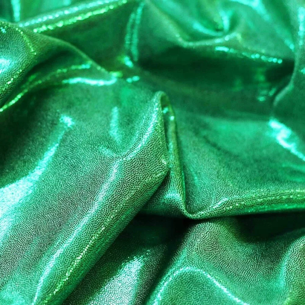Tissu Lycra Hologramme Mystic Vert