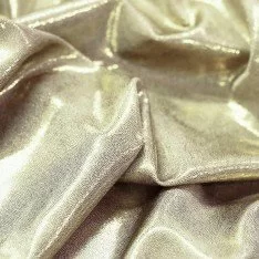 Hologram Lycra Stof Mystic Licht Beige