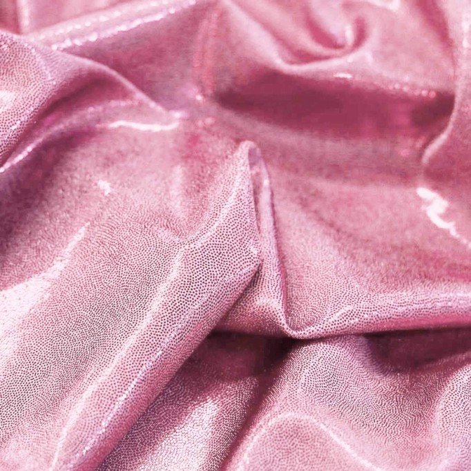 Hologram Lycra Stof Mystic Licht Roze - (Hologram Stoffen)