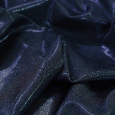 Hologram Lycra Fabric Mystic Navy