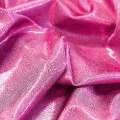 Hologram Lycra Stof Mystic Fel Roze