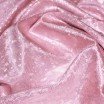Tissu Hologramme Feuille Rose Clair - (Tissu Hologramme )