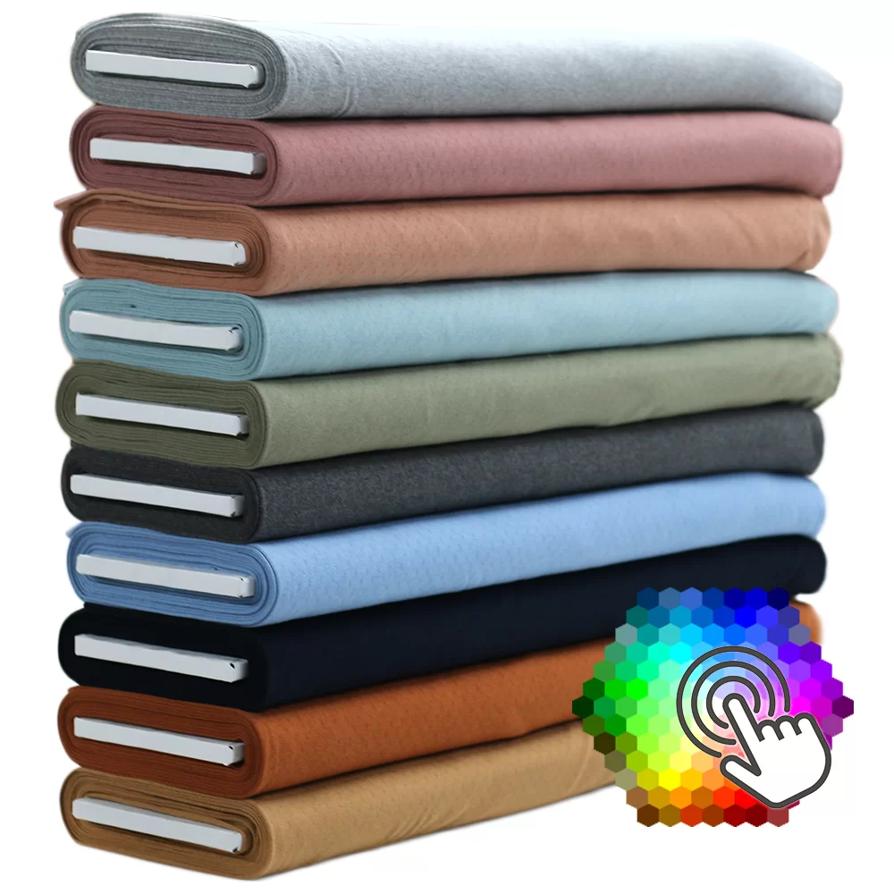 Pointelle Jersey Stof (Mini) 10 Kleuren 6 Meter Pakket