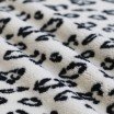Leopard Teddystoff Ecru - (Teddystoffe)