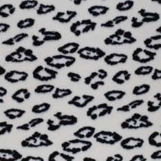 Leopard Teddystoff Ecru