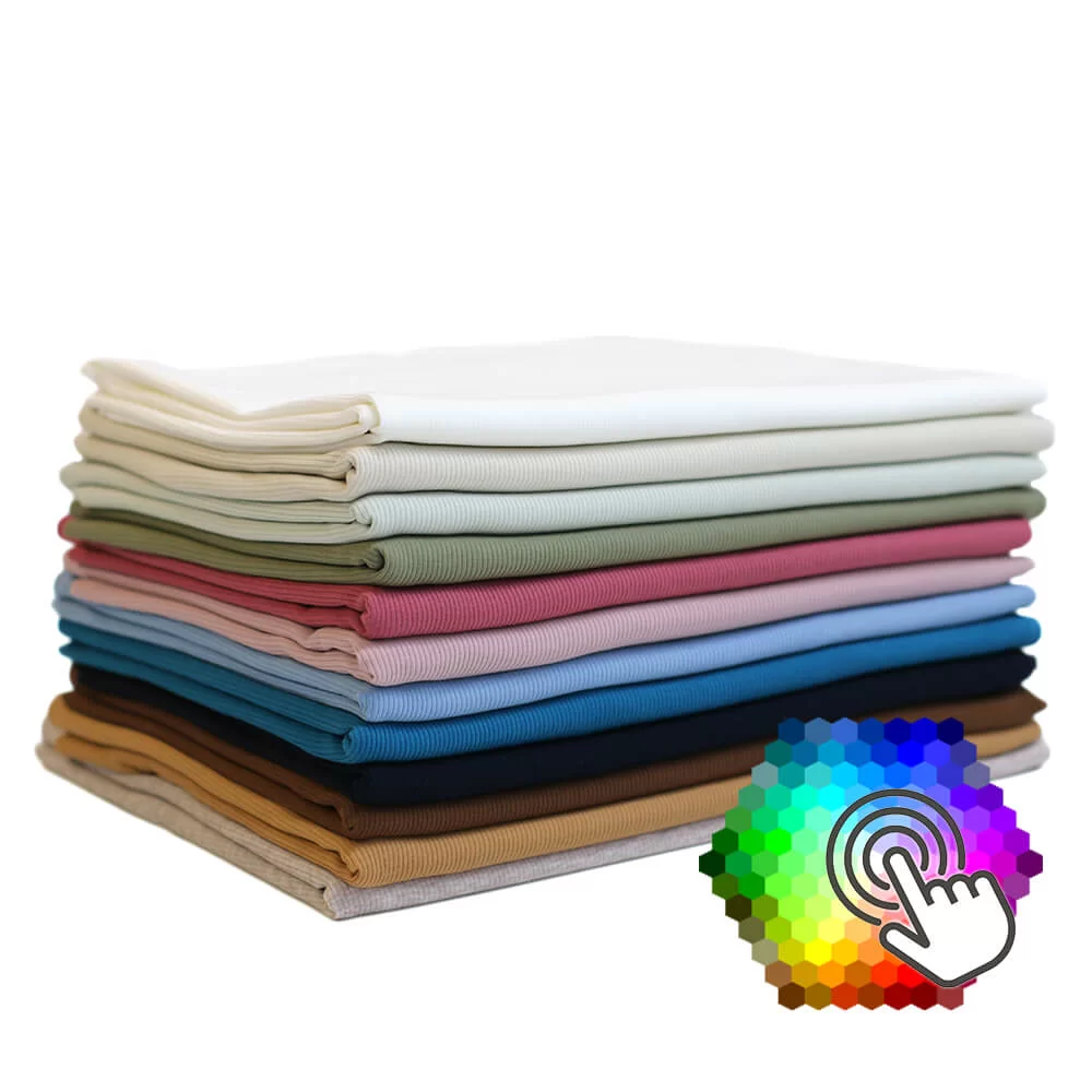 Rib Jersey 12 Kleuren 1 Meter Pakket