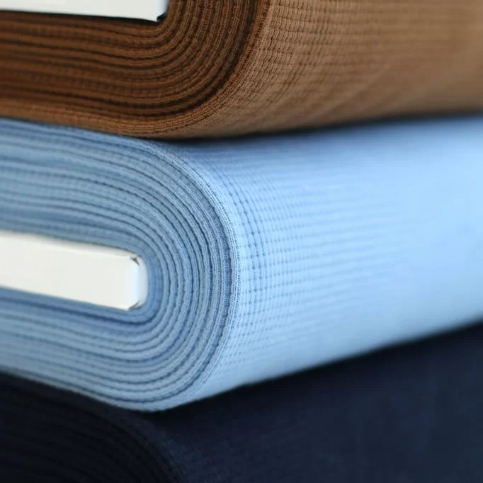 Waffelstrick Jersey Stoff 10 Farben 6 Meter Paket Waffelstrick Jersey Stoff 10 Farben 6 Meter Paket