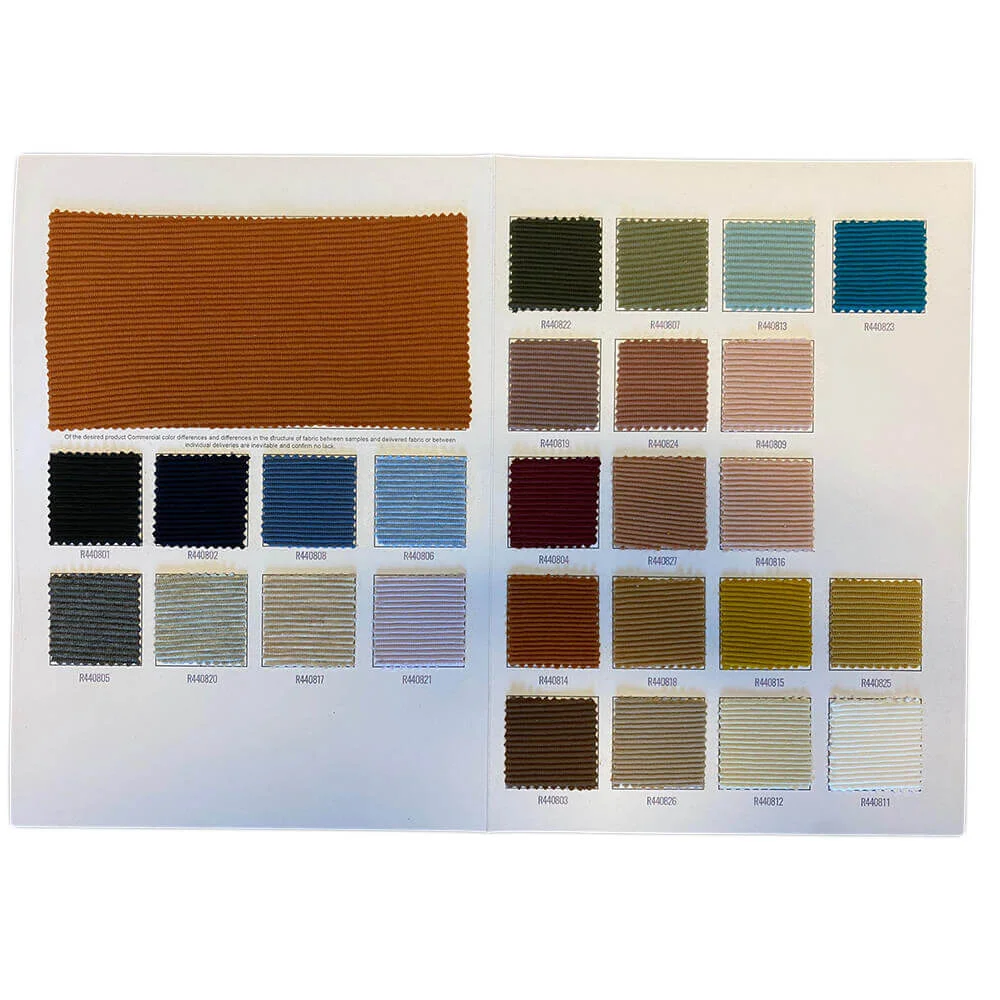 Ottoman Rib Jerseystof Prøvekort Ottoman Rib Jerseystof Prøvekort - (Jerseystoffer)