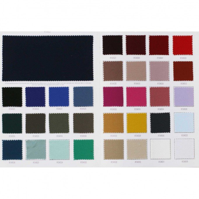 Scuba Crepe Jersey Fabric Sample Card - (Jersey Fabrics)