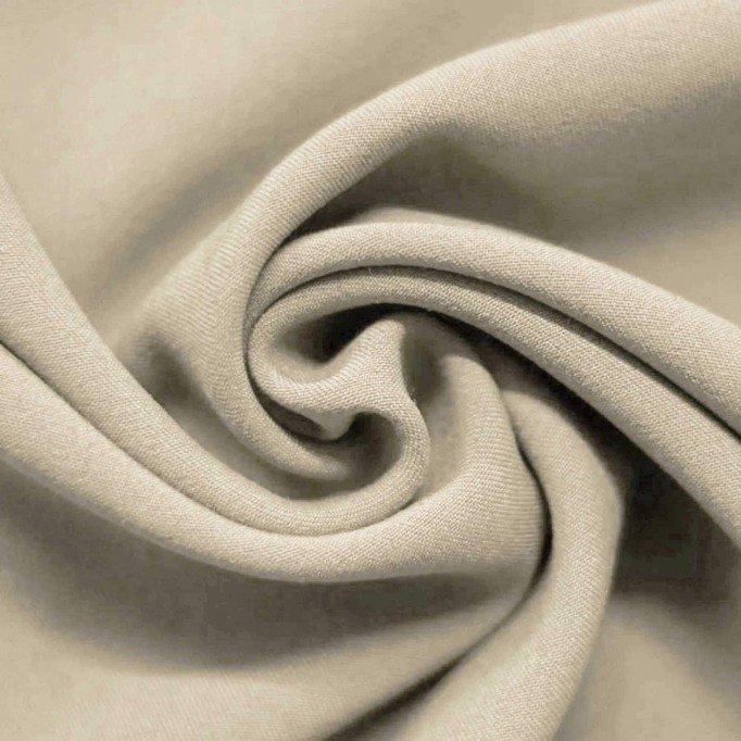 Tessuto Gabardine Stretch Beige Chiaro - (Tessuto Gabardine )