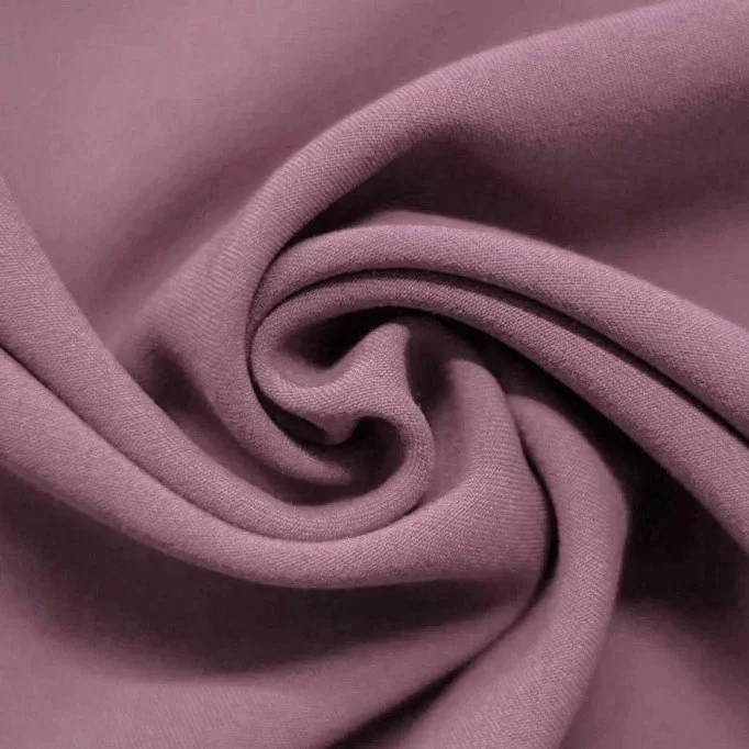Tissu Gabardine Stretch  Aubergine Clair - (Tissu Gabardine)