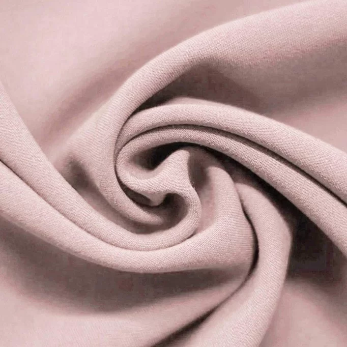 Tissu Gabardine Stretch Nude Rose - (Tissu Gabardine)